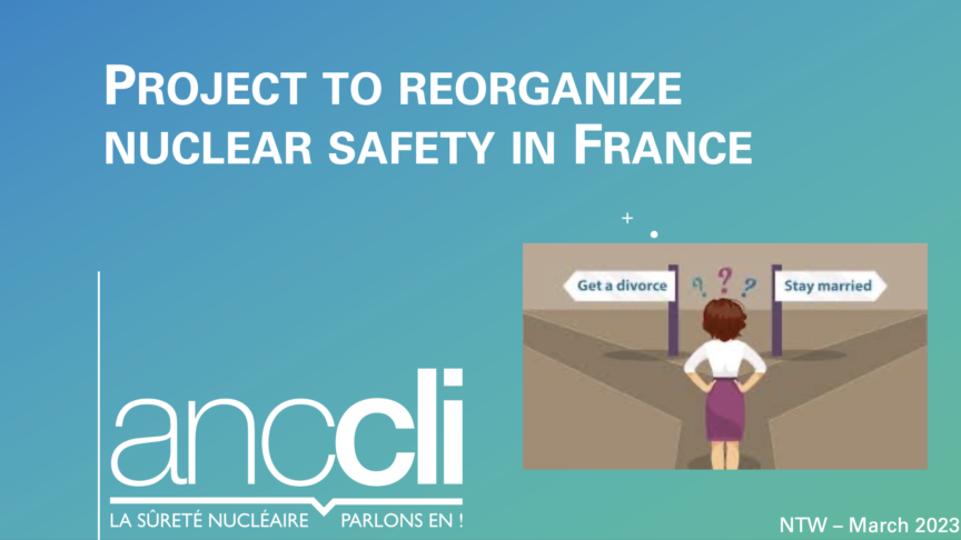 Webinar by ANCCLI on the French nuclear safety system